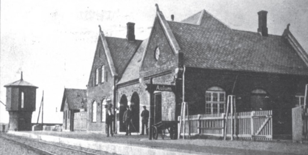 foto af Aulum Station 1905