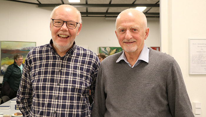 Erik Nørkjær og Willy Hagelskjær  - begge født, opvokset i Aulum. 